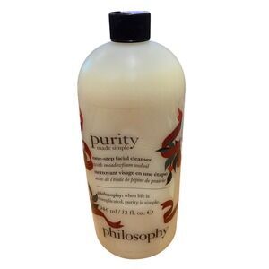 Philosophy Purity Made Simple One-Step Facial Cleanser 32 oz Meadowfoam Seed Oil